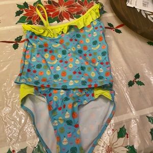 Brand New with Tags- Girls Tankini Bathing suit size 10